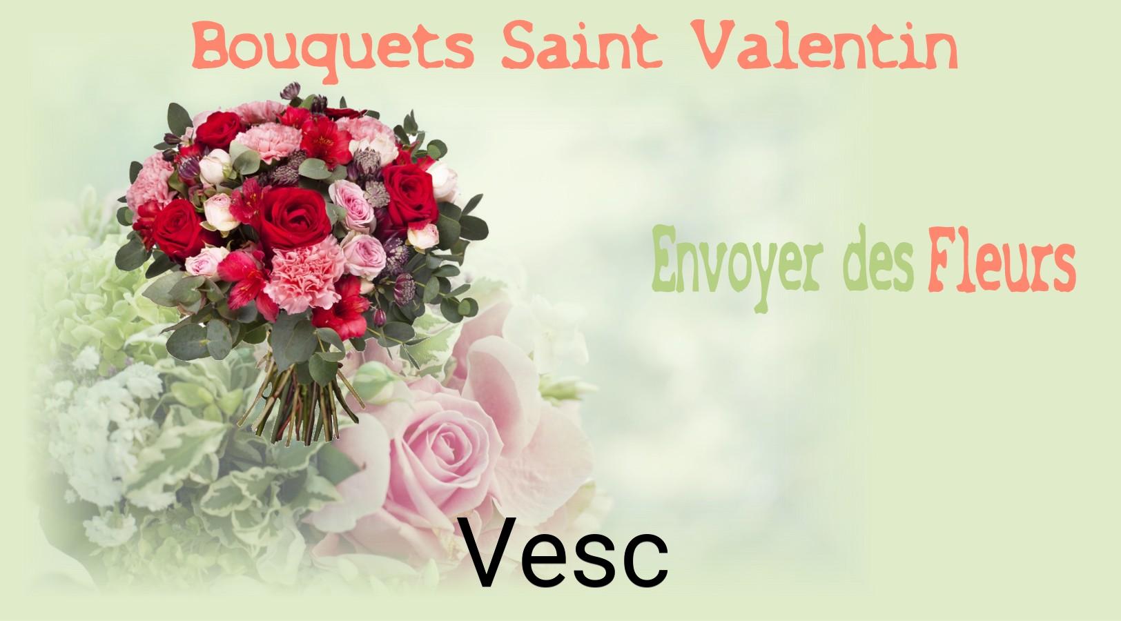 Roses de Saint-Valentin livrées à Vesc